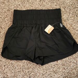 FP Movement by Free People Black High Waist Shorts